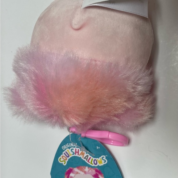 🆕 Squishmallow 3.5 Inch Caparinne Bigfoot Clip On Bag Keychain - Picture 3 of 3